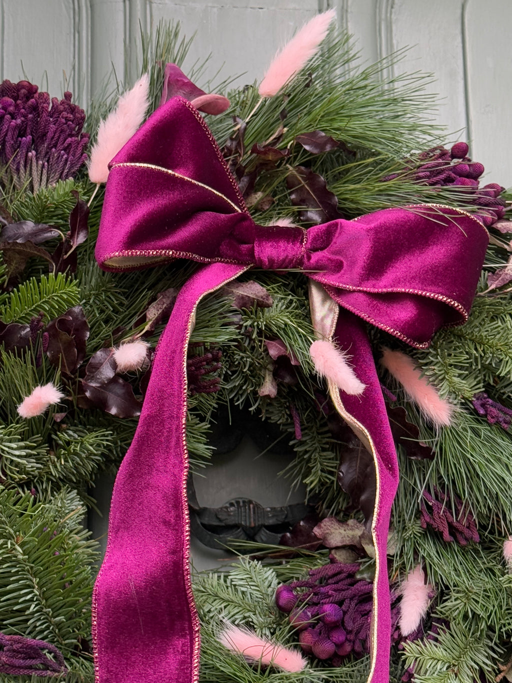 Sugar Plum Christmas Wreath