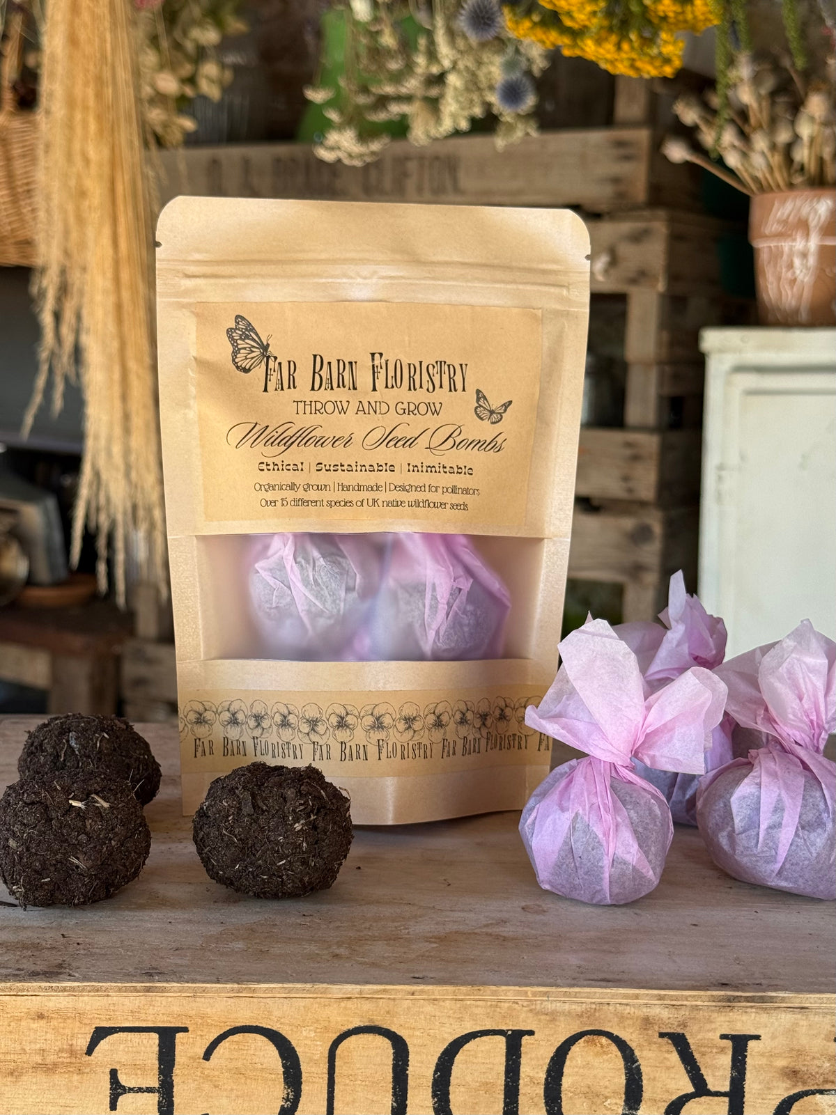 Throw & Grow: Wildflower Seed Bombs