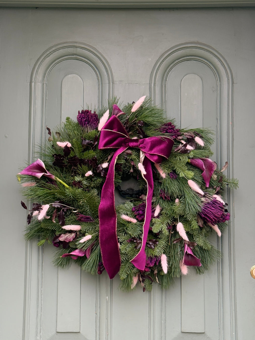 Sugar Plum Christmas Wreath