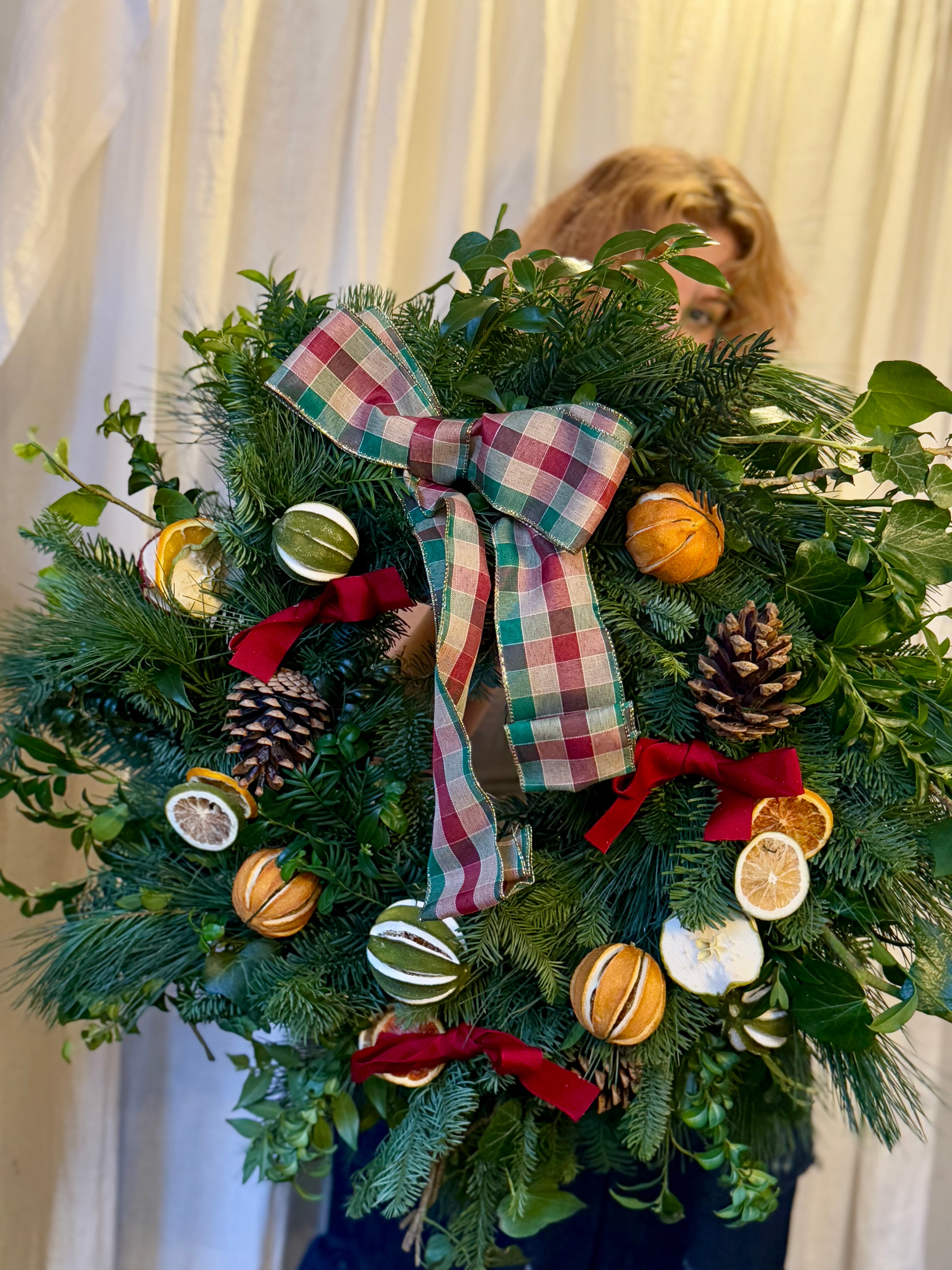 'Wreath/Garland Workshop & Wine Tasting'