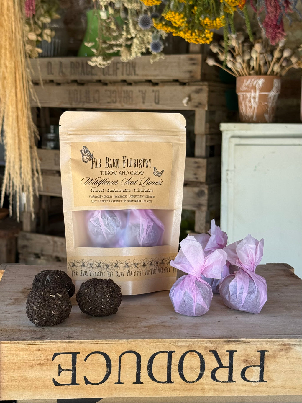 Throw & Grow: Wildflower Seed Bombs