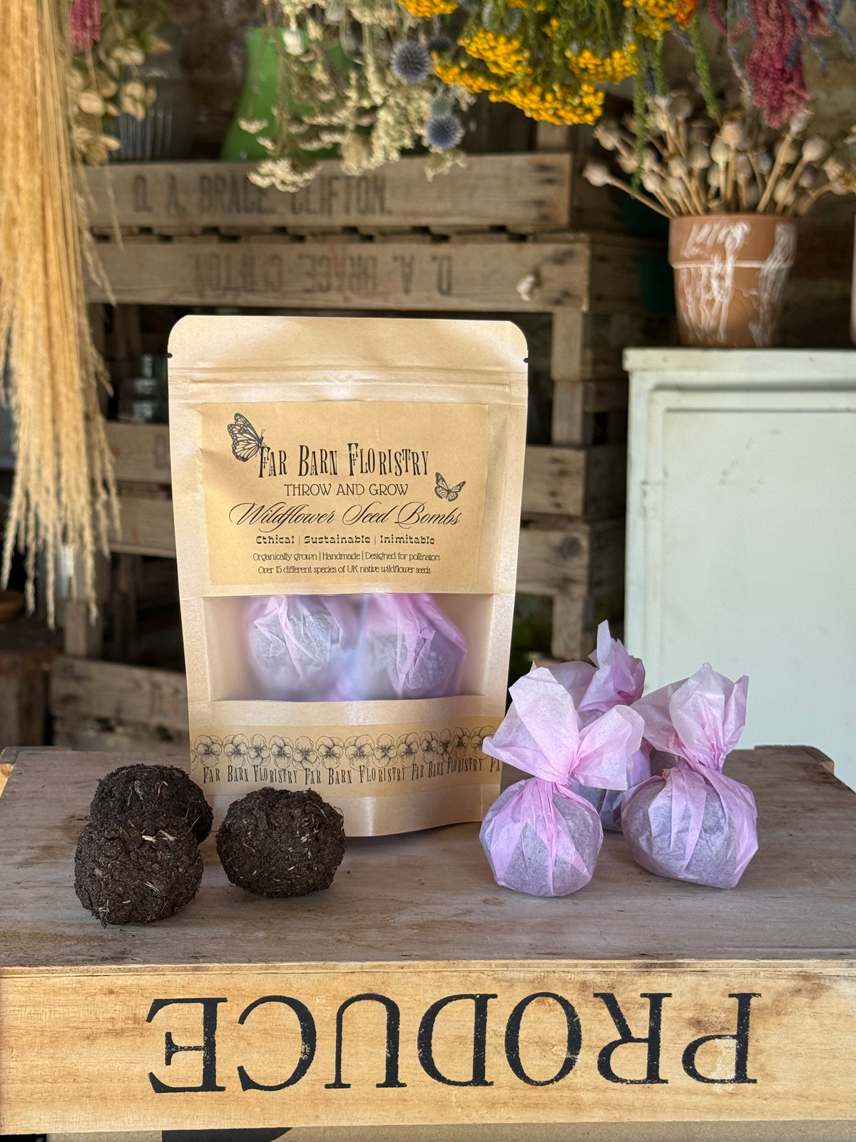 Throw & Grow: Wildflower Seed Bombs