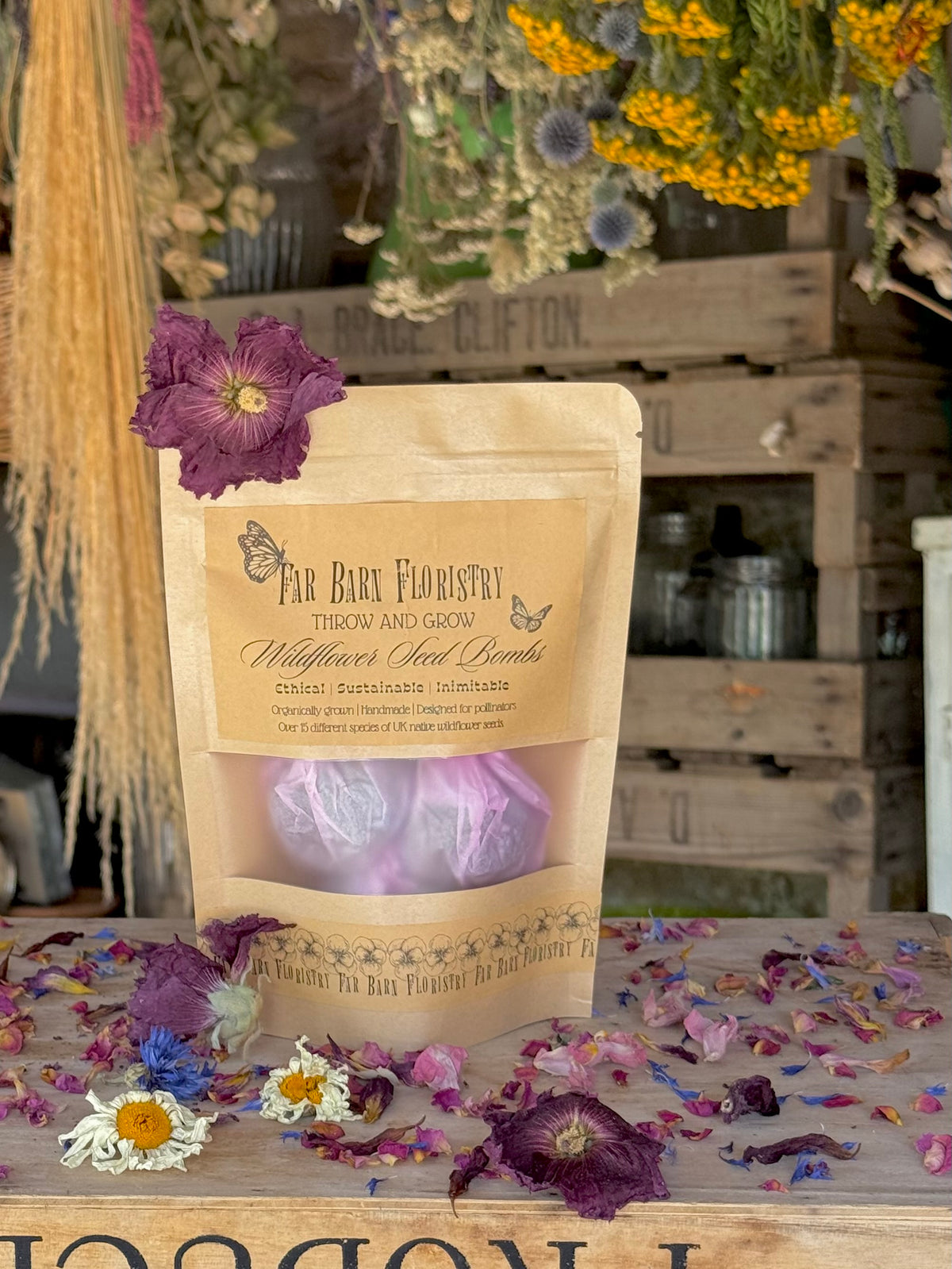 Throw & Grow: Wildflower Seed Bombs
