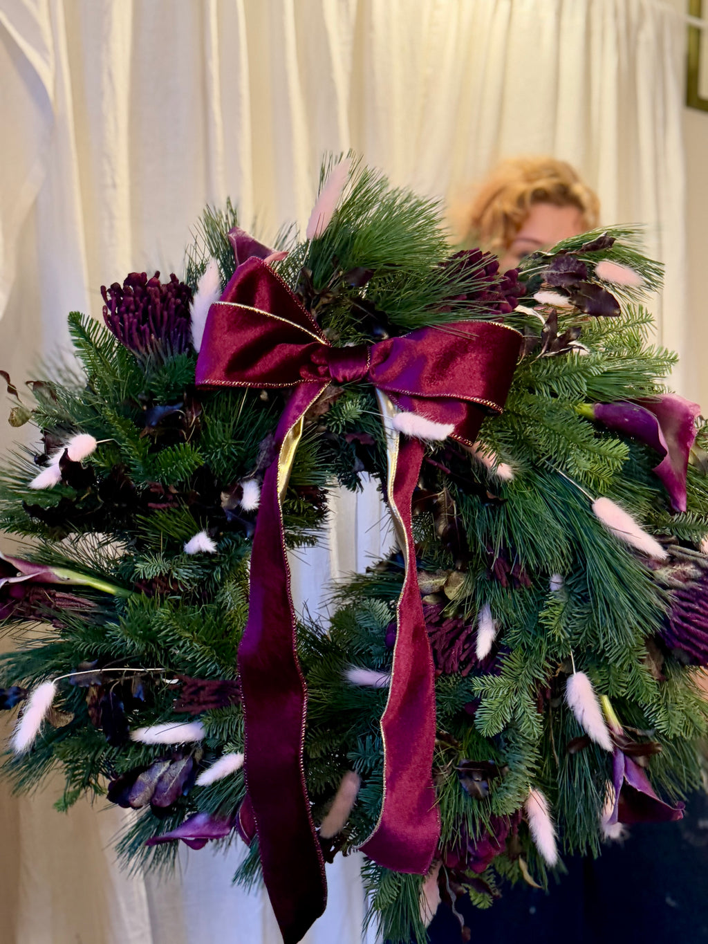 'Wreath/Garland Workshop & Wine Tasting'